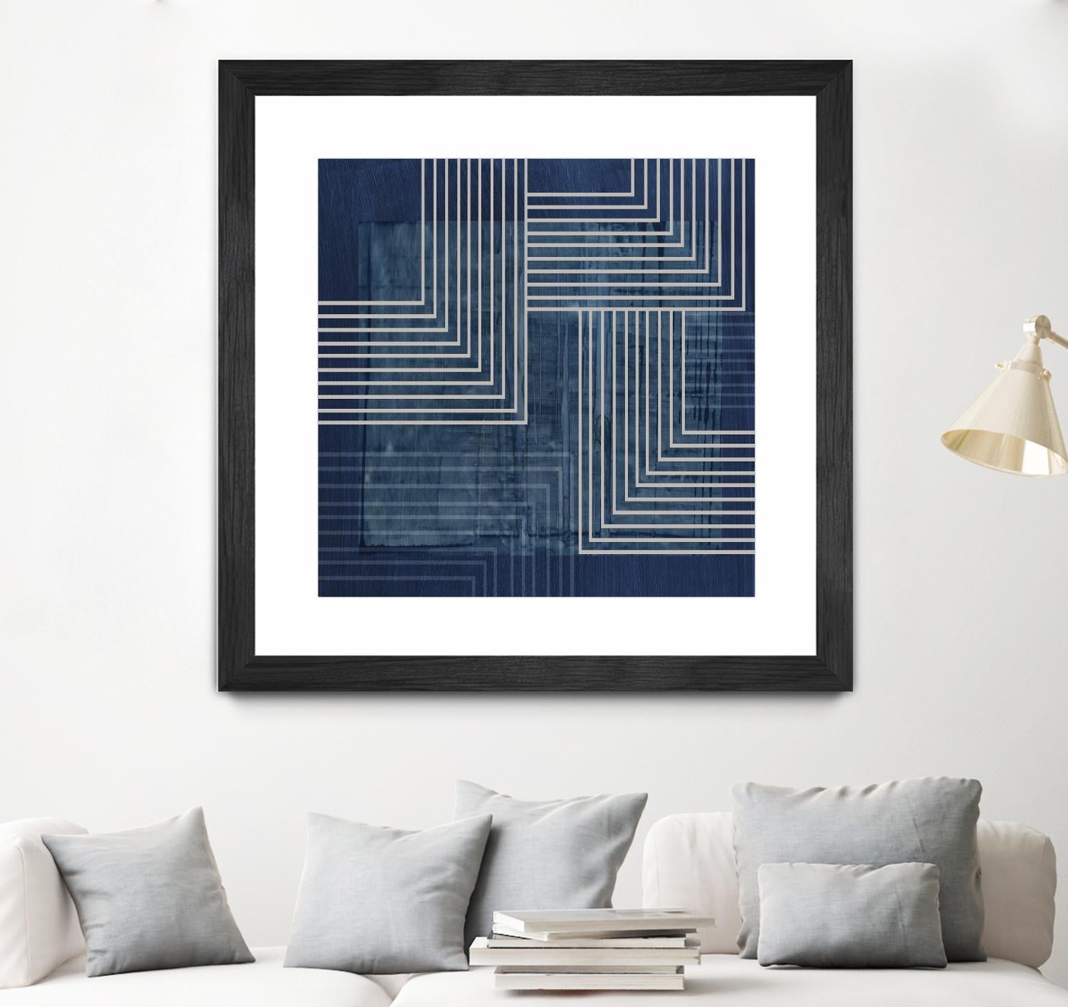 Beneath the Dark Blue Waves III by PI Studio on GIANT ART - abstract