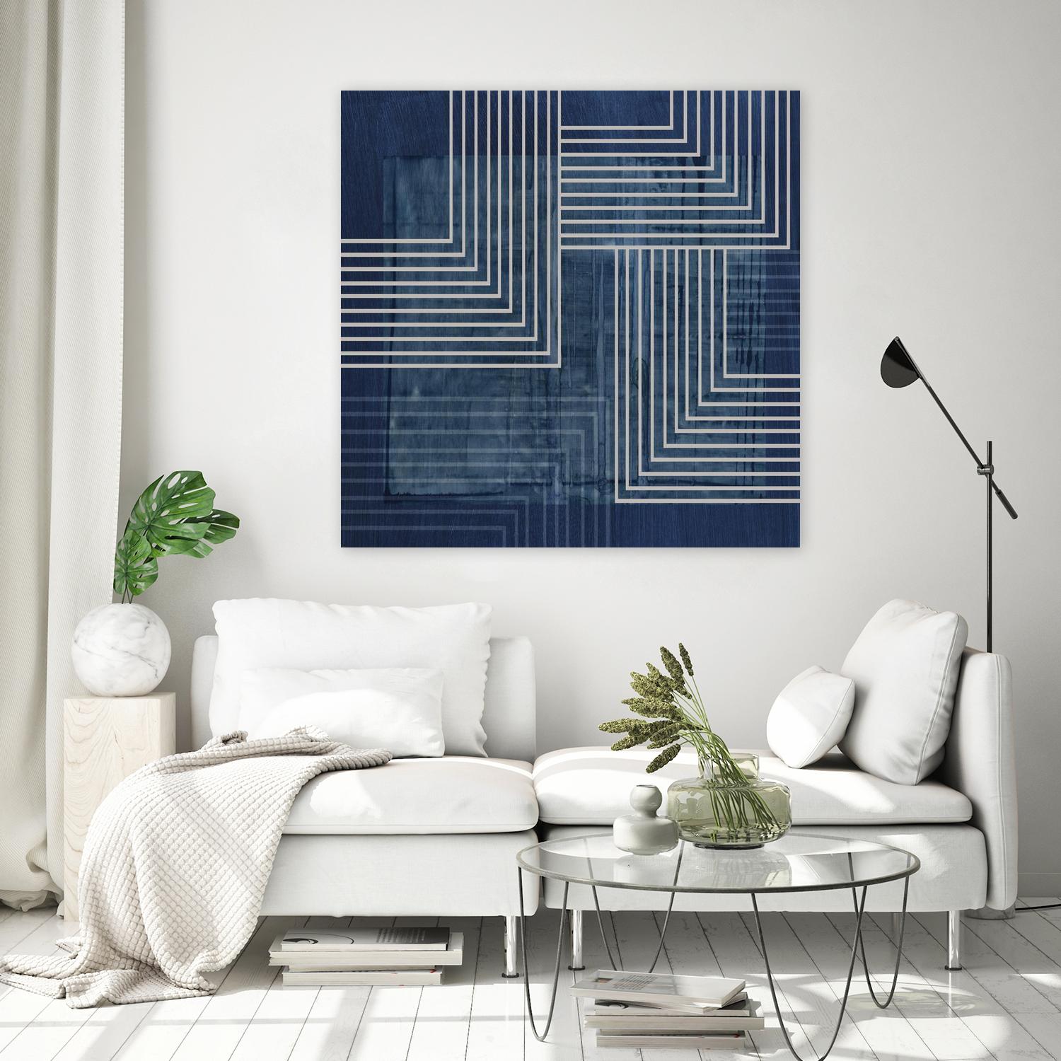 Beneath the Dark Blue Waves III by PI Studio on GIANT ART - abstract