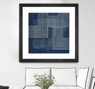 Beneath the Dark Blue Waves III by PI Studio on GIANT ART - abstract