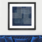 Beneath the Dark Blue Waves III by PI Studio on GIANT ART - abstract