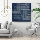 Beneath the Dark Blue Waves III by PI Studio on GIANT ART - abstract