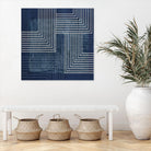 Beneath the Dark Blue Waves III by PI Studio on GIANT ART - abstract