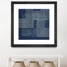 Beneath the Dark Blue Waves III by PI Studio on GIANT ART - abstract