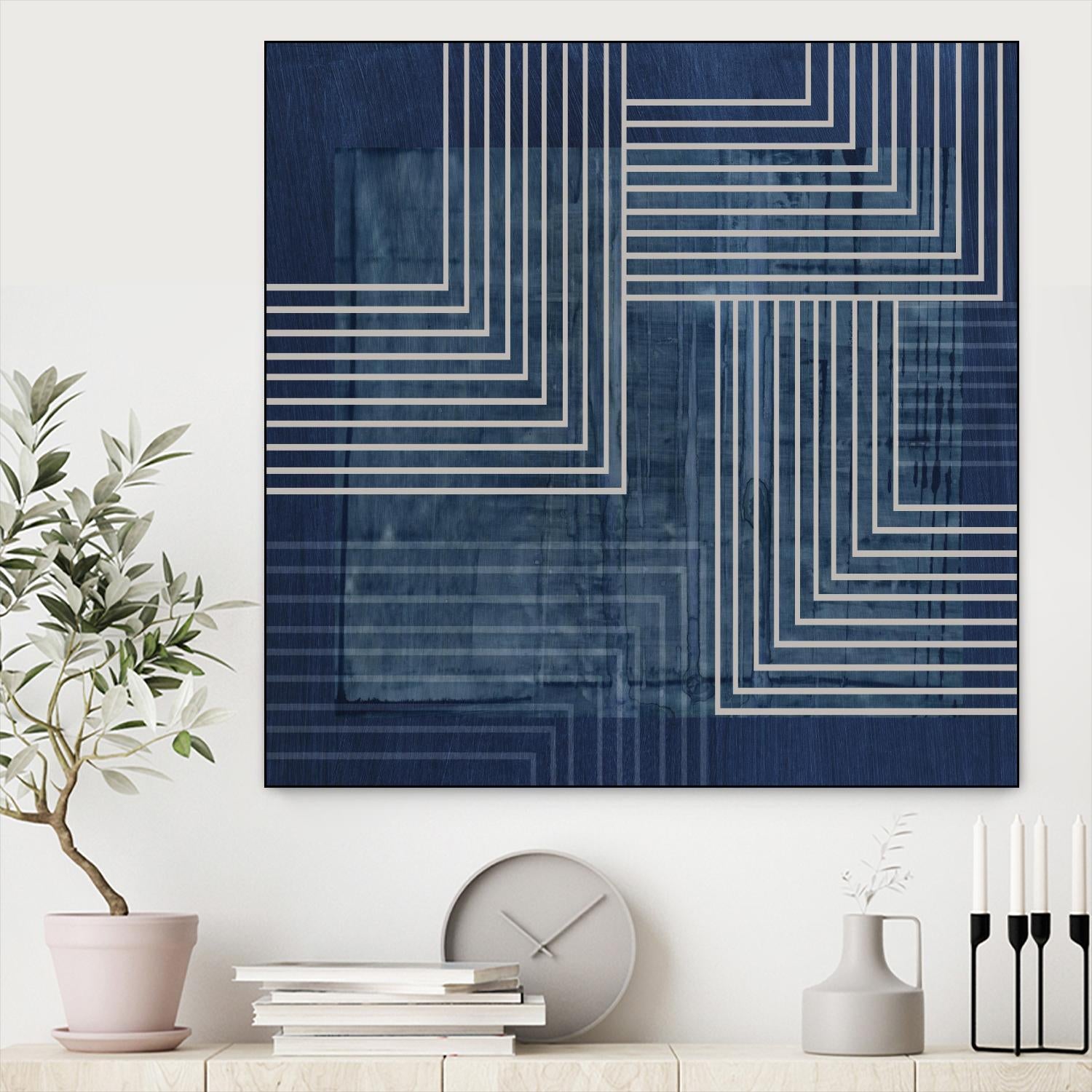 Beneath the Dark Blue Waves III by PI Studio on GIANT ART - abstract