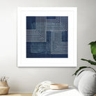 Beneath the Dark Blue Waves III by PI Studio on GIANT ART - abstract