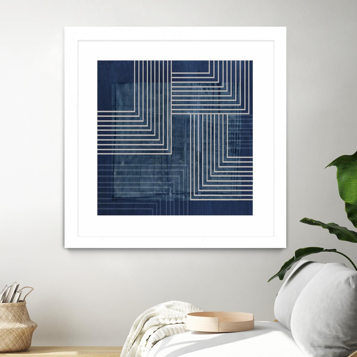 Beneath the Dark Blue Waves III by PI Studio on GIANT ART - abstract