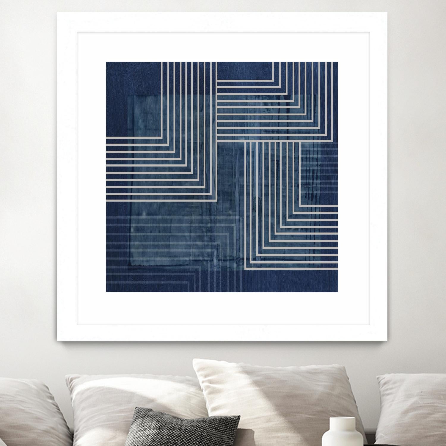 Beneath the Dark Blue Waves III by PI Studio on GIANT ART - abstract