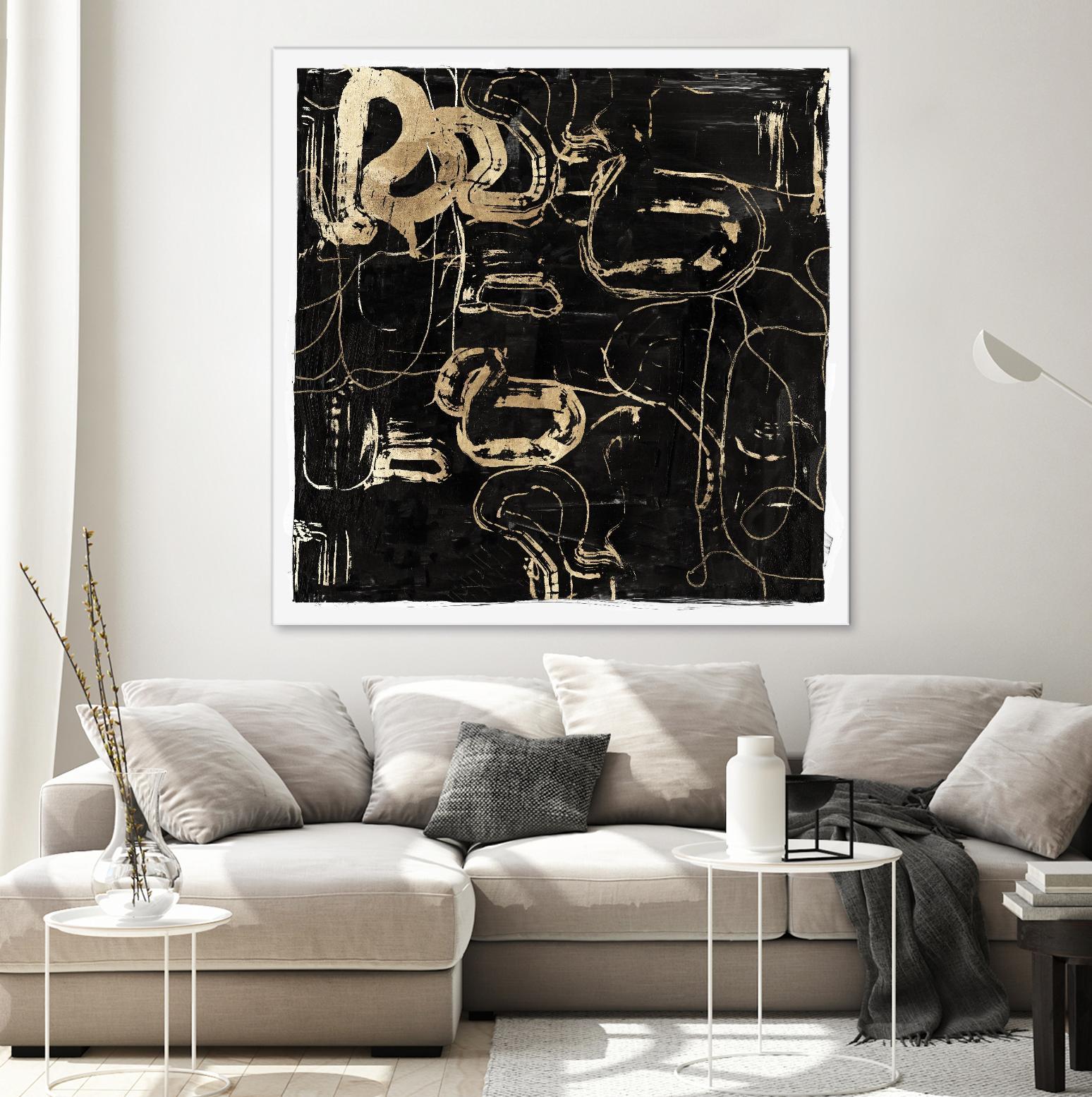 Golden Silence II by PI Studio on GIANT ART - abstract