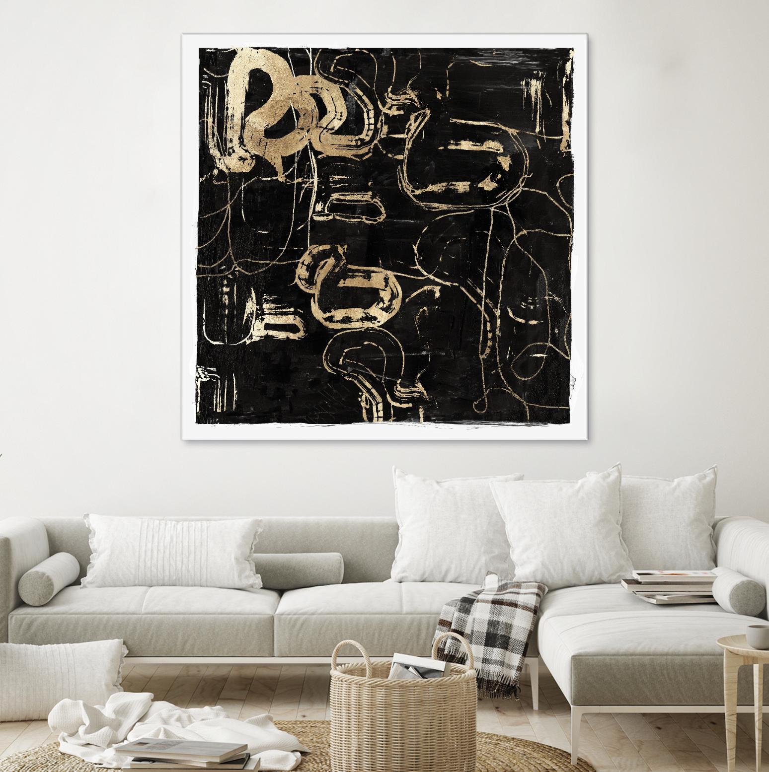 Golden Silence II by PI Studio on GIANT ART - abstract