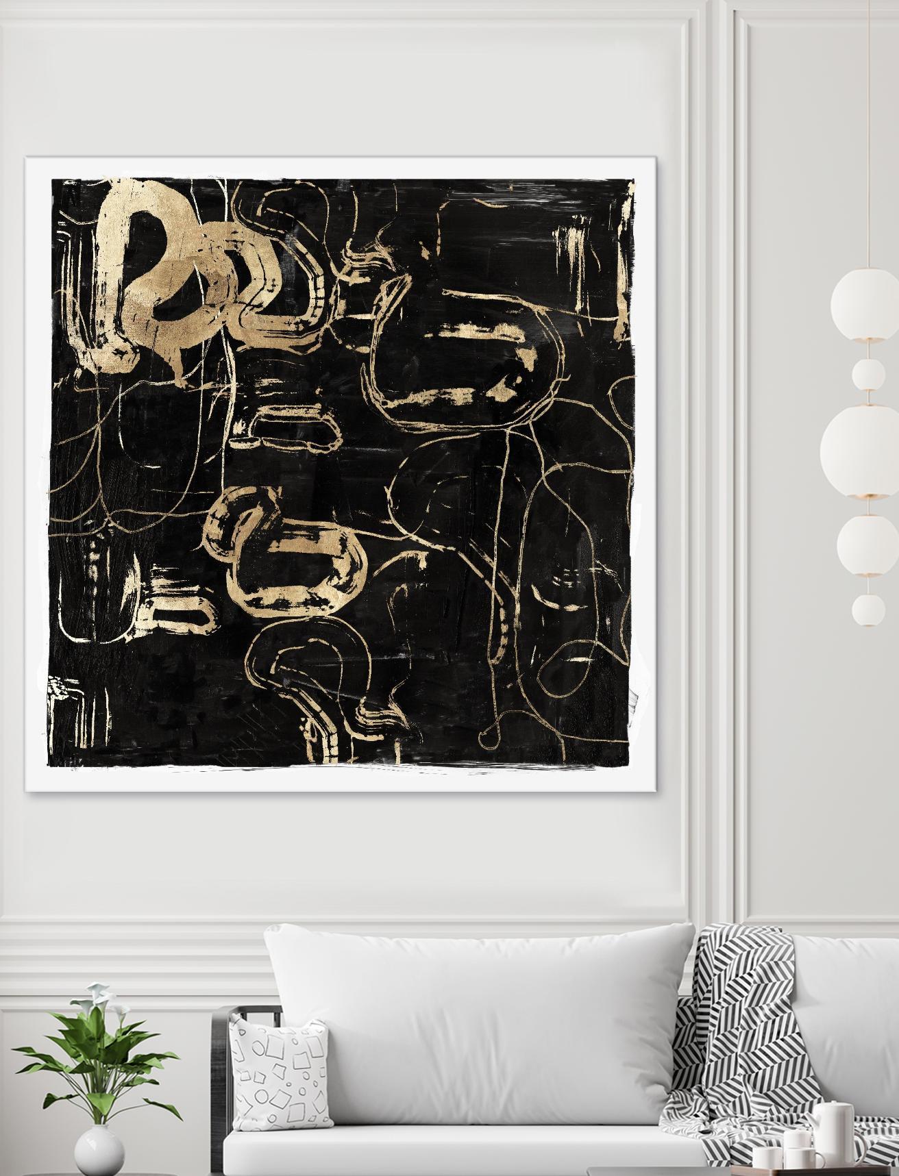 Golden Silence II by PI Studio on GIANT ART - abstract