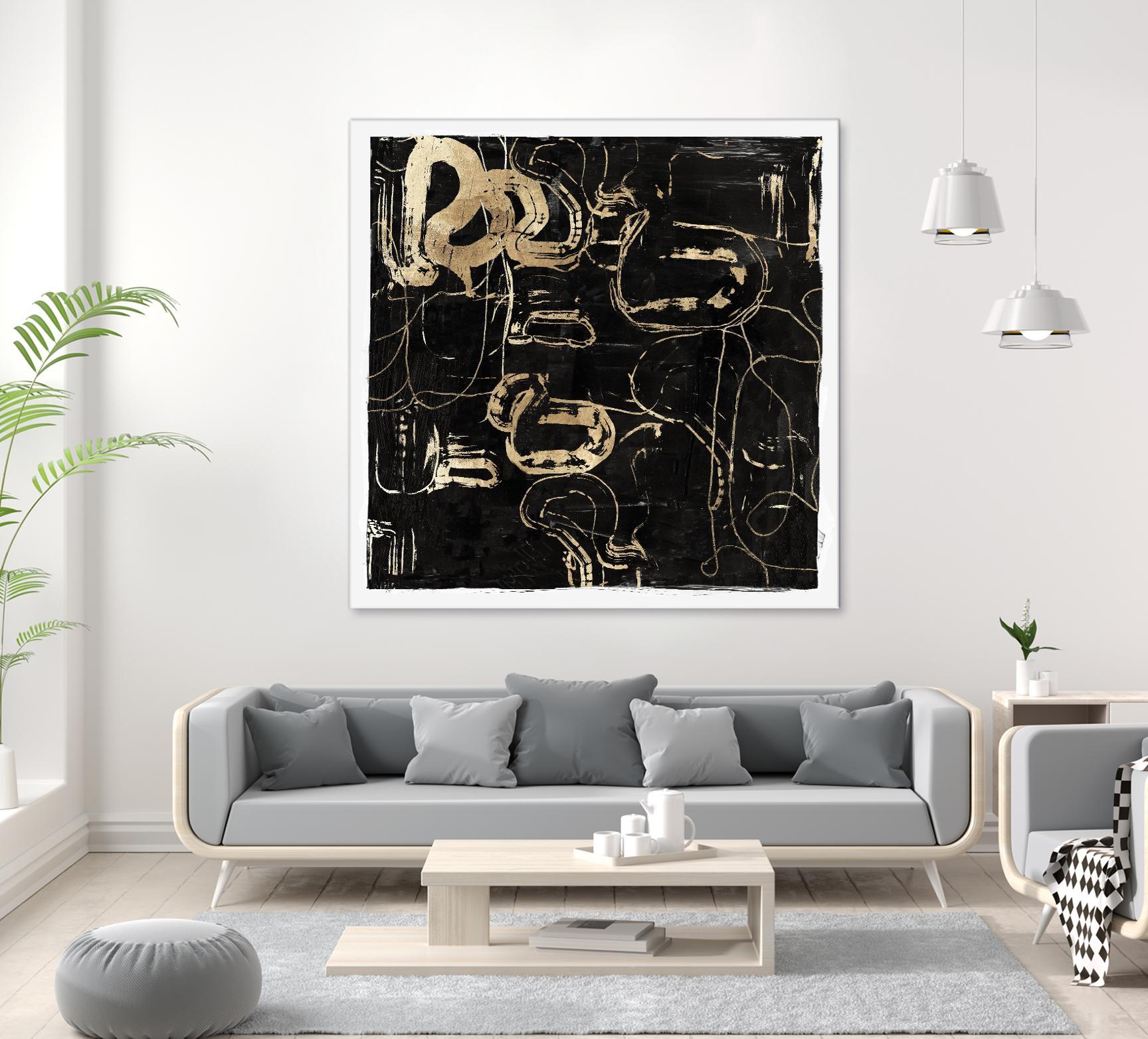 Golden Silence II by PI Studio on GIANT ART - abstract