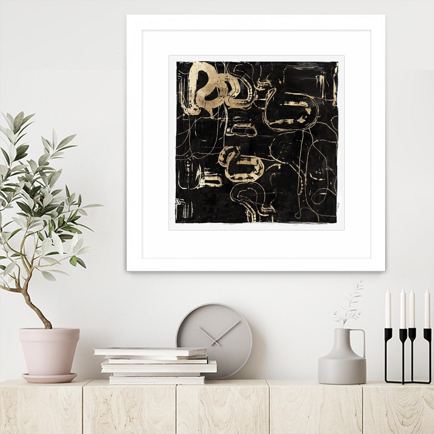 Golden Silence II by PI Studio on GIANT ART - abstract