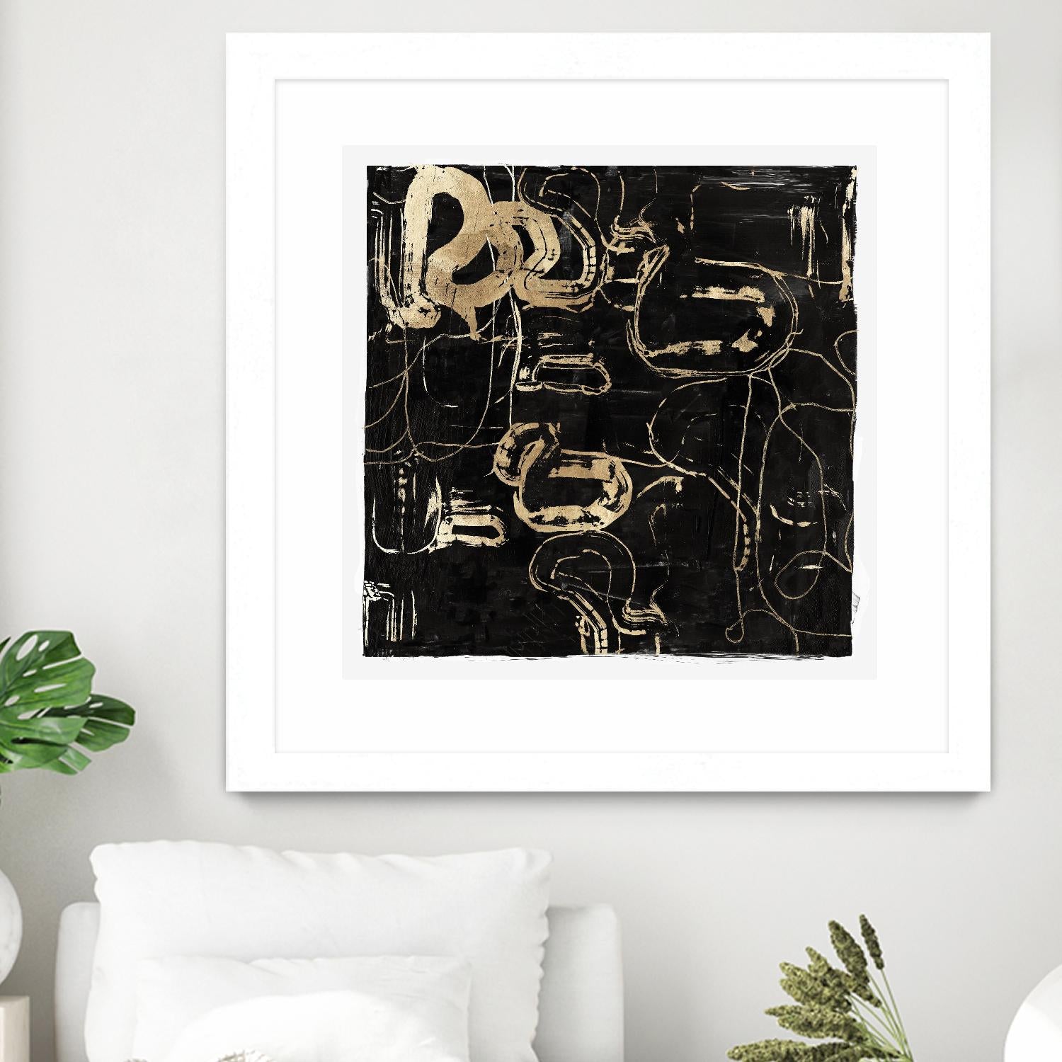 Golden Silence II by PI Studio on GIANT ART - abstract