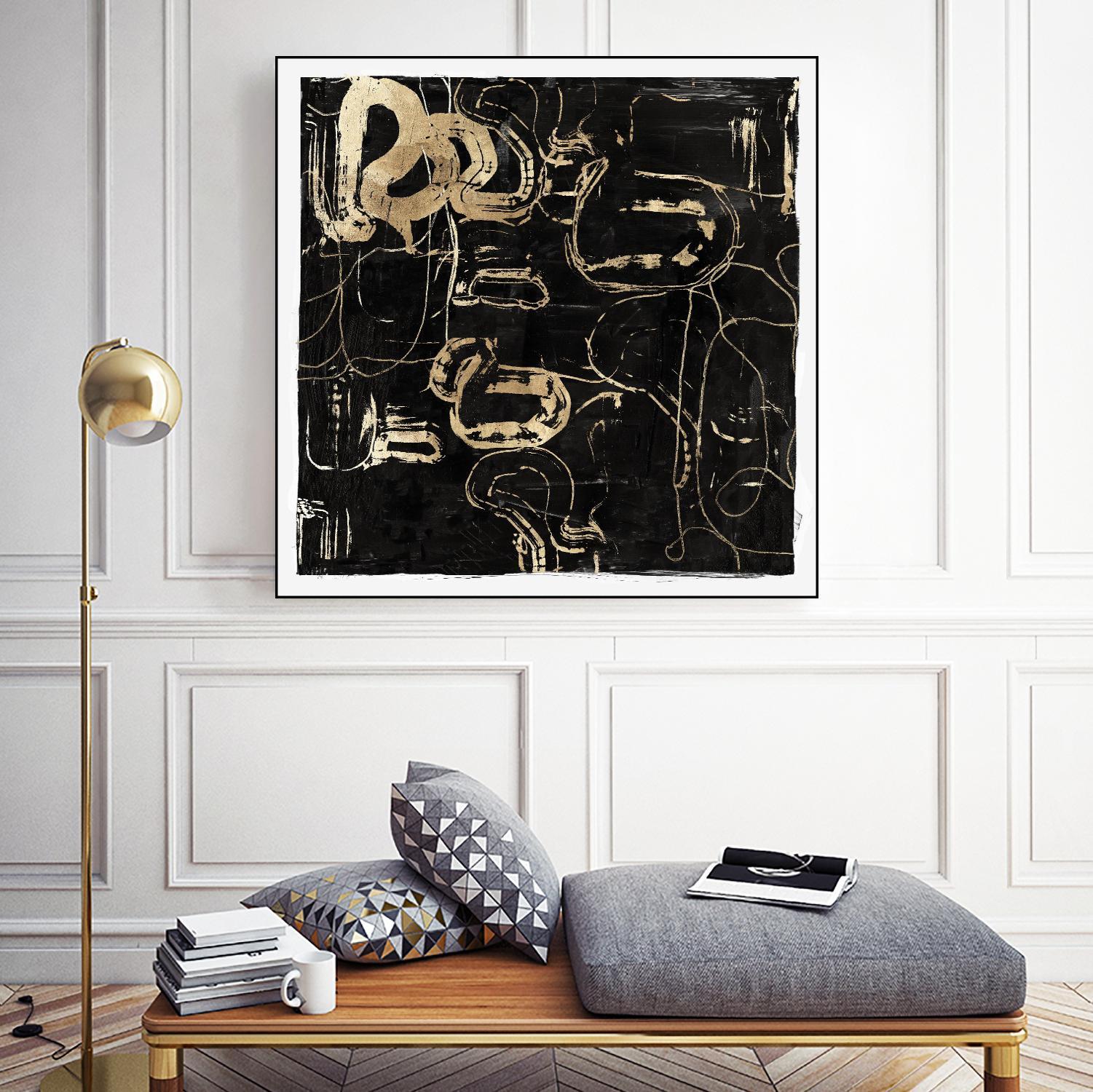 Golden Silence II by PI Studio on GIANT ART - abstract