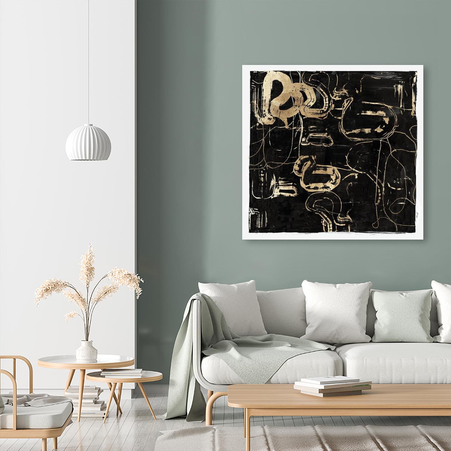 Golden Silence II by PI Studio on GIANT ART - abstract