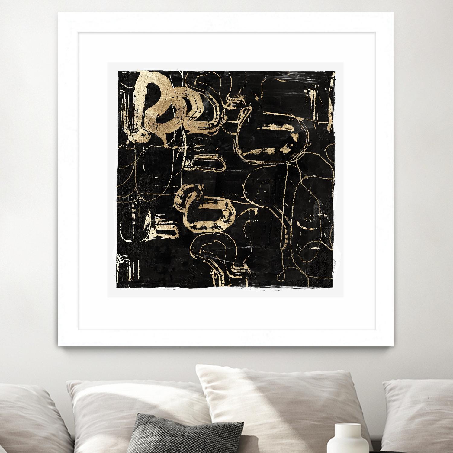 Golden Silence II by PI Studio on GIANT ART - abstract