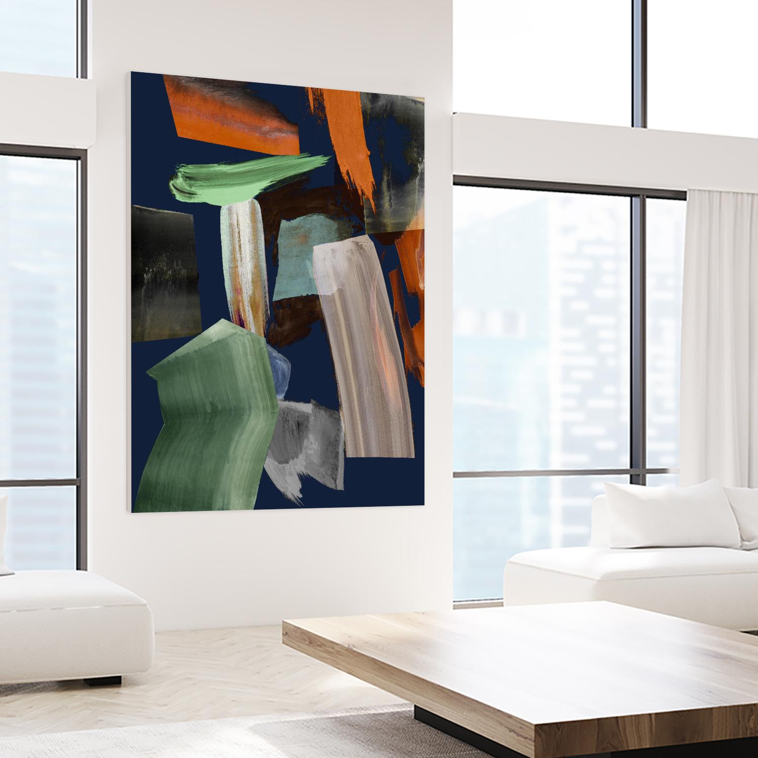 Sunsets in the City I by PI Studio on GIANT ART - abstract