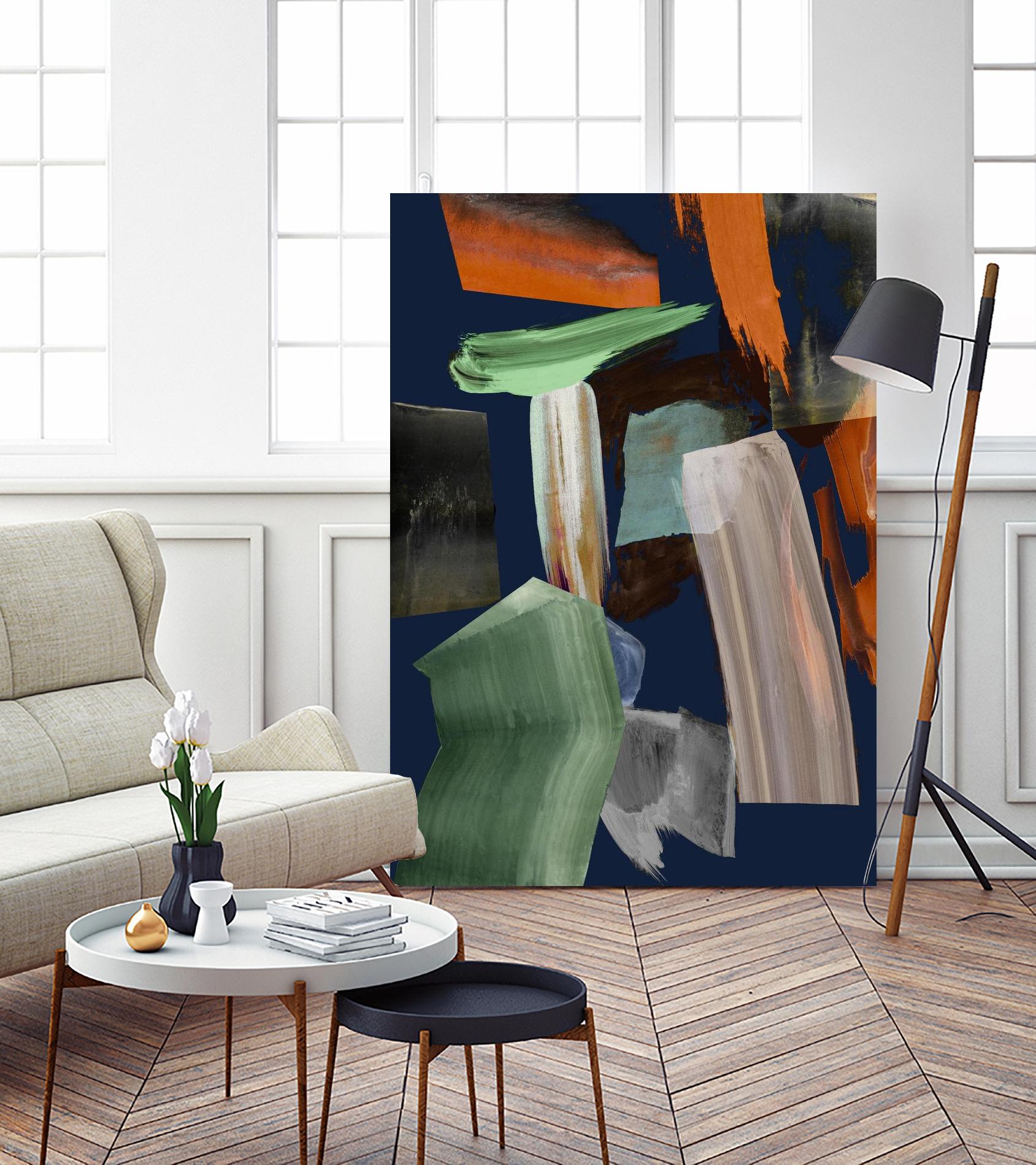 Sunsets in the City I by PI Studio on GIANT ART - abstract