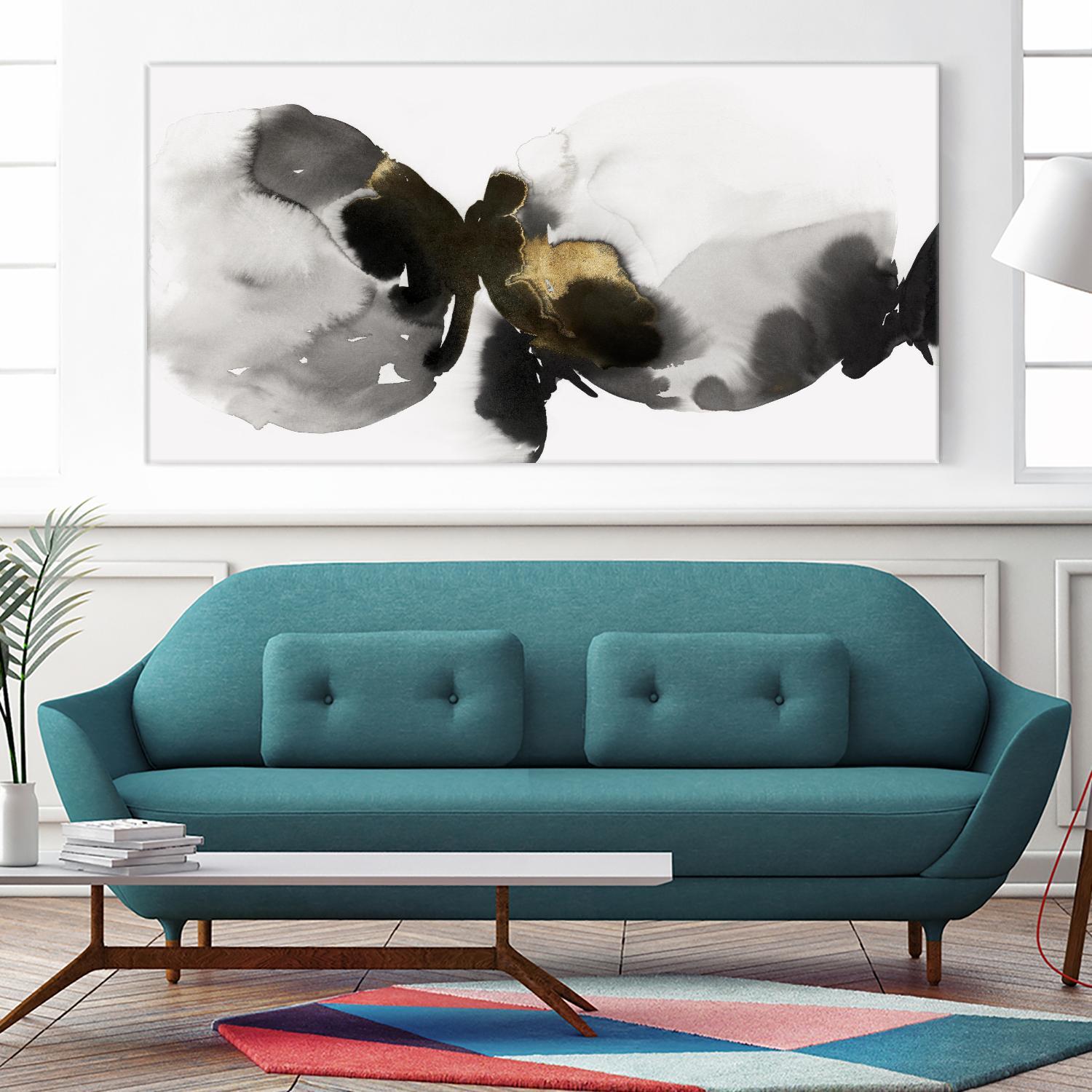 Flowing Rythm II by PI Studio on GIANT ART - white abstract
