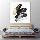 Golden Brushstroke I by PI Studio on GIANT ART - gold abstract abstract