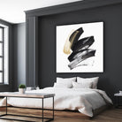 Golden Brushstroke I by PI Studio on GIANT ART - gold abstract abstract