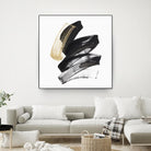 Golden Brushstroke I by PI Studio on GIANT ART - gold abstract abstract