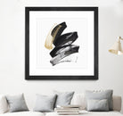 Golden Brushstroke I by PI Studio on GIANT ART - gold abstract abstract