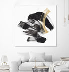 Golden Brushstroke II by PI Studio on GIANT ART - gold abstract abstract