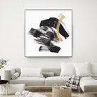 Golden Brushstroke II by PI Studio on GIANT ART - gold abstract abstract