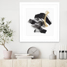 Golden Brushstroke II by PI Studio on GIANT ART - gold abstract abstract