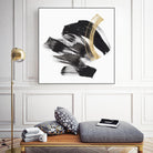 Golden Brushstroke II by PI Studio on GIANT ART - gold abstract abstract