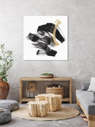 Golden Brushstroke II by PI Studio on GIANT ART - gold abstract abstract