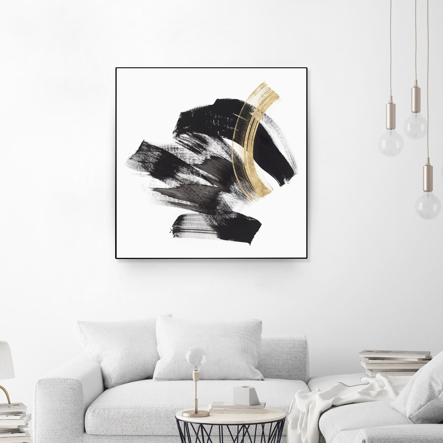 Golden Brushstroke II by PI Studio on GIANT ART - gold abstract abstract