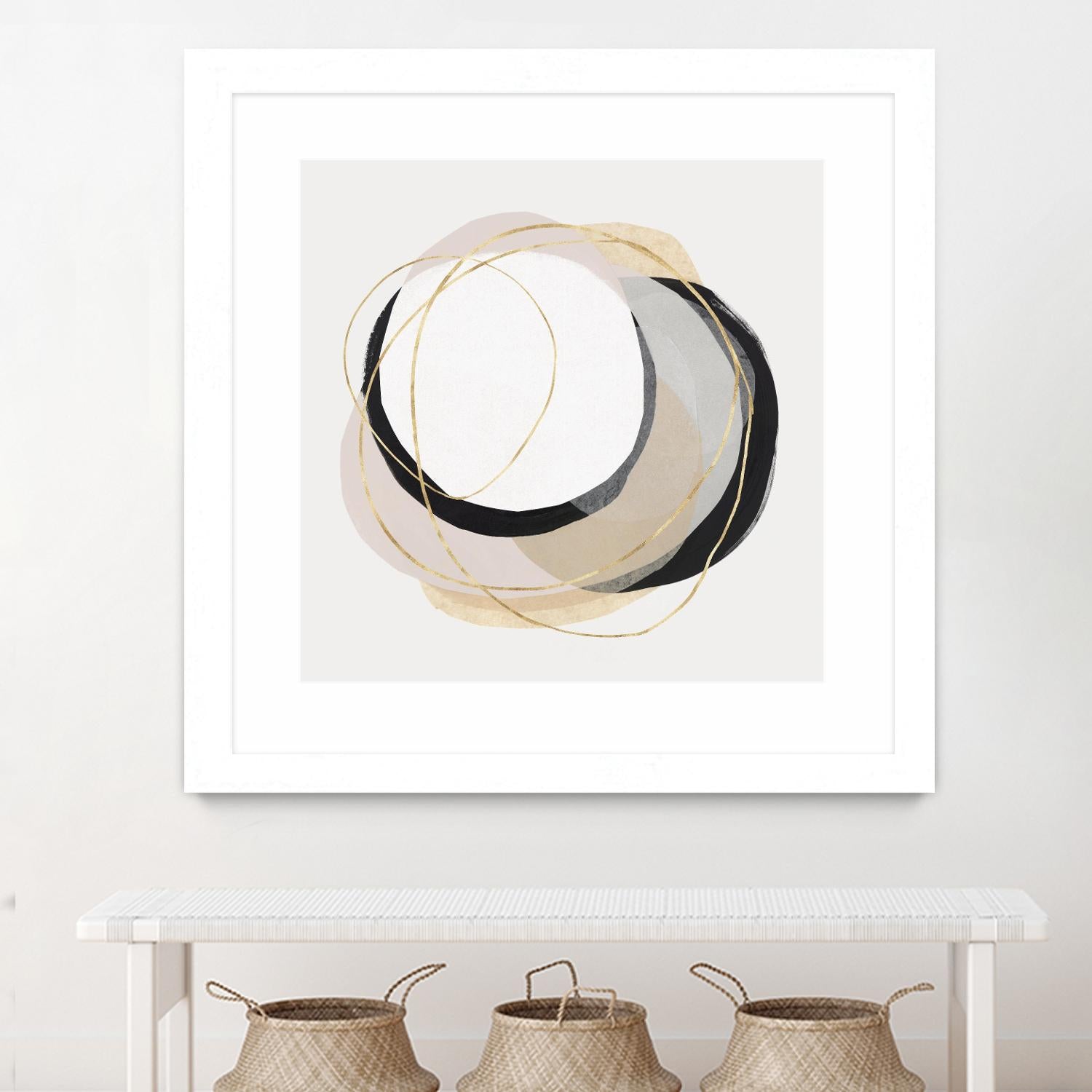 Ring of Gold I by PI Studio on GIANT ART - gold abstract abstract