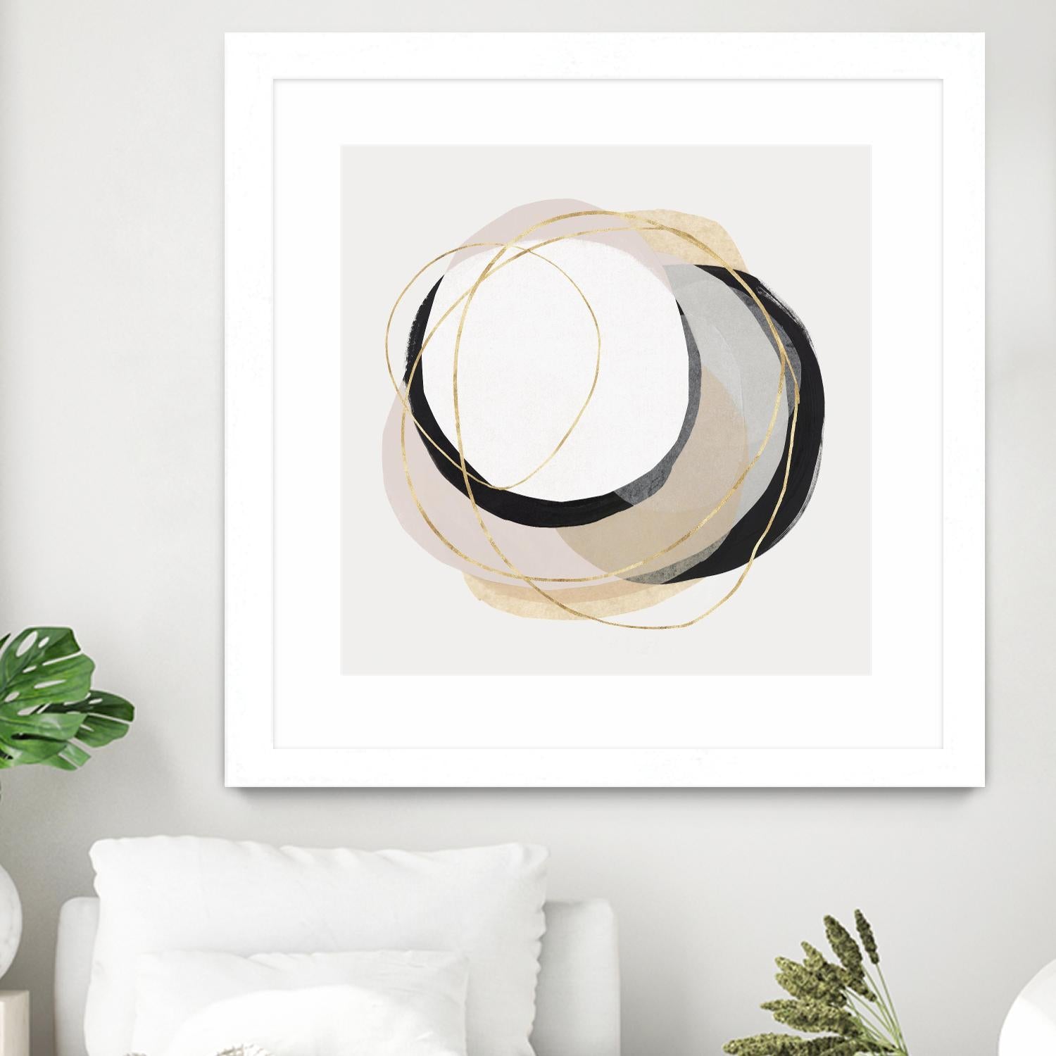 Ring of Gold I by PI Studio on GIANT ART - gold abstract abstract