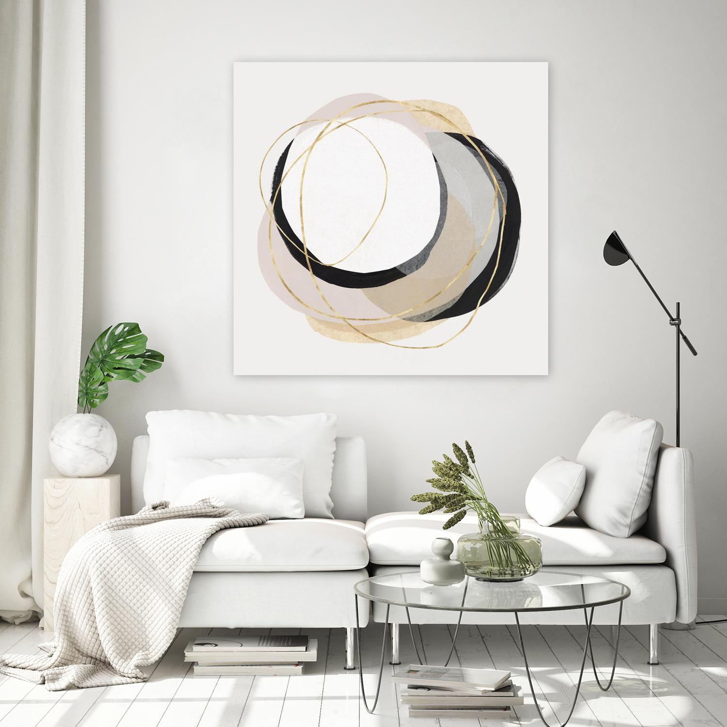 Ring of Gold I by PI Studio on GIANT ART - gold abstract abstract