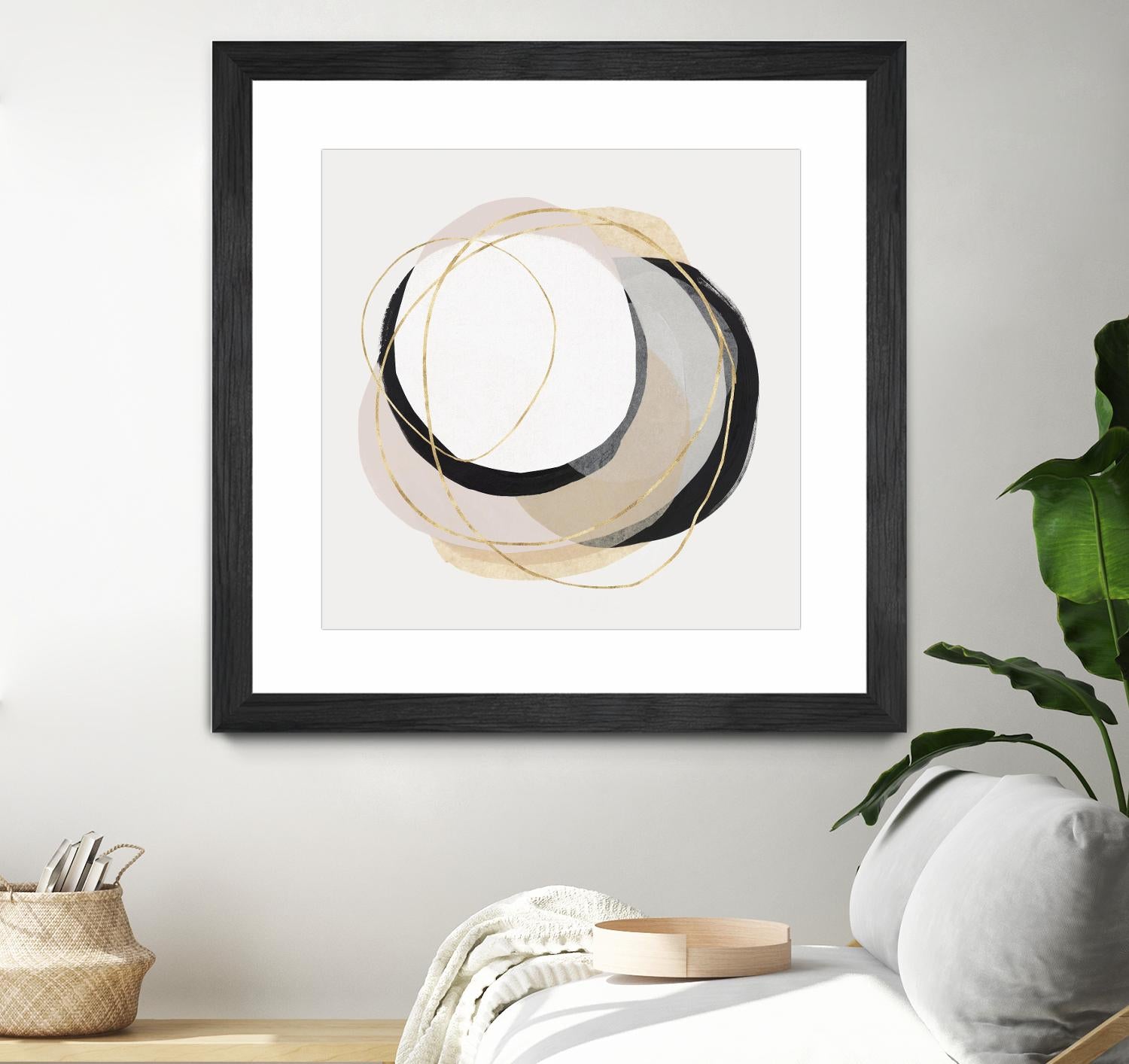 Ring of Gold I by PI Studio on GIANT ART - gold abstract abstract