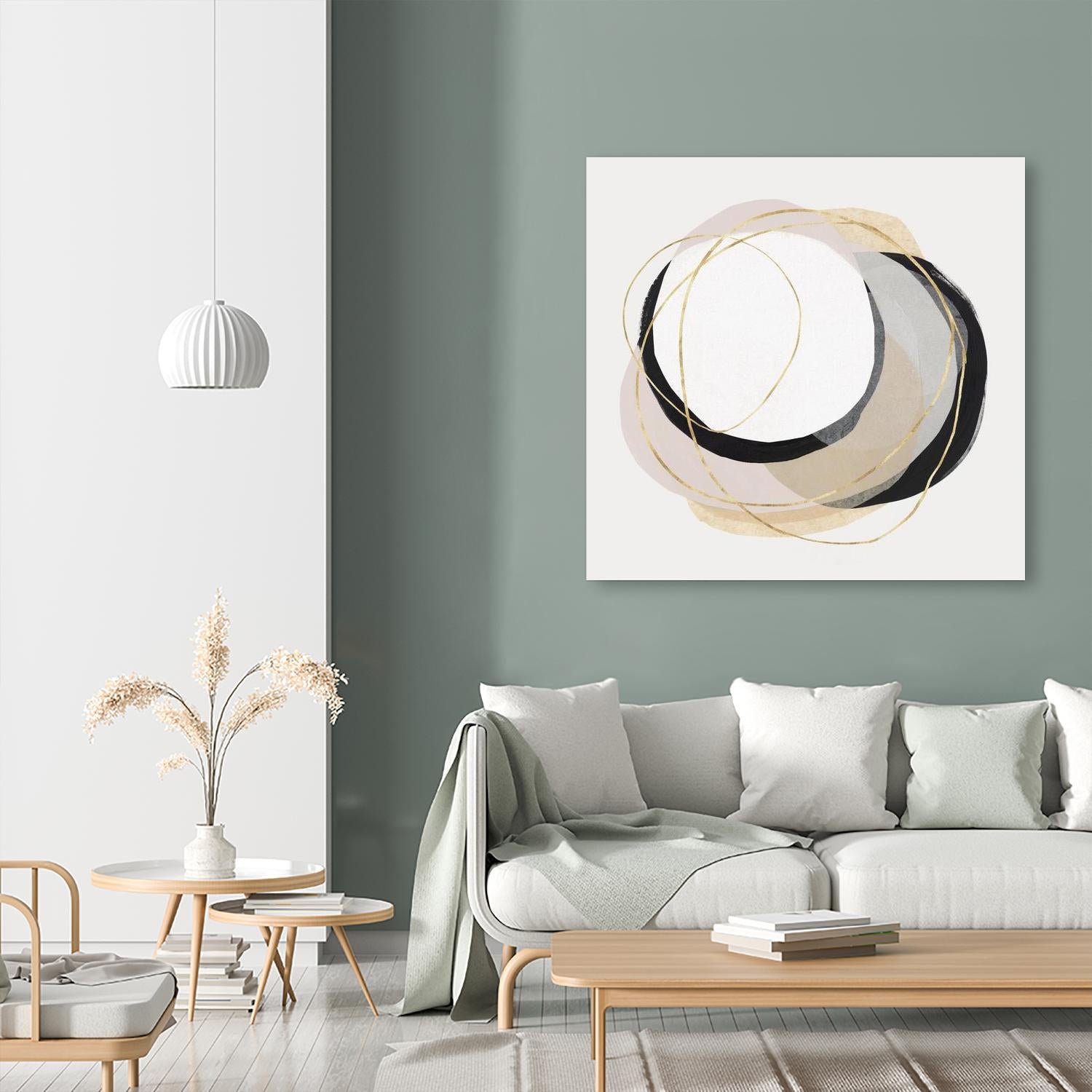 Ring of Gold I by PI Studio on GIANT ART - gold abstract abstract