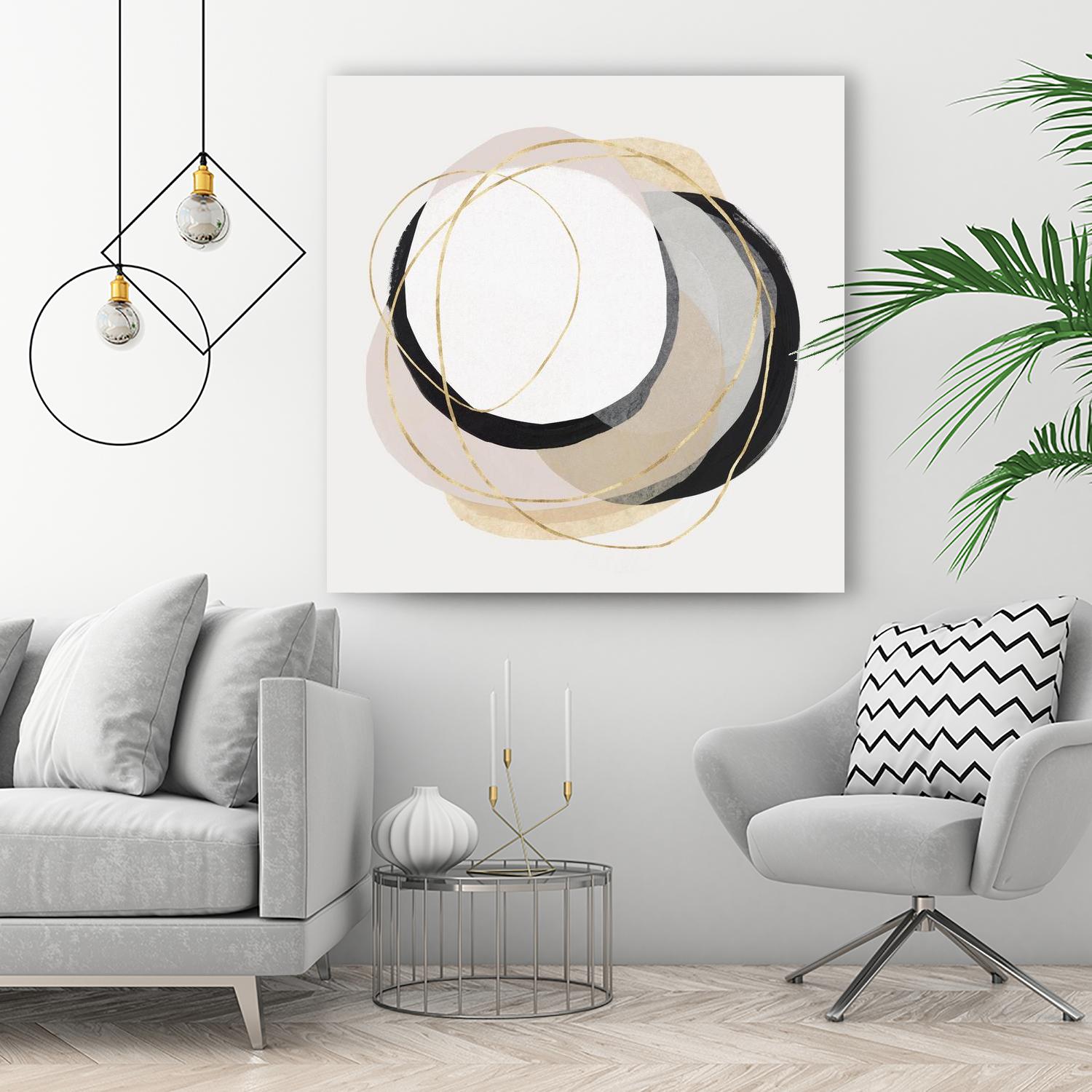 Ring of Gold I by PI Studio on GIANT ART - gold abstract abstract
