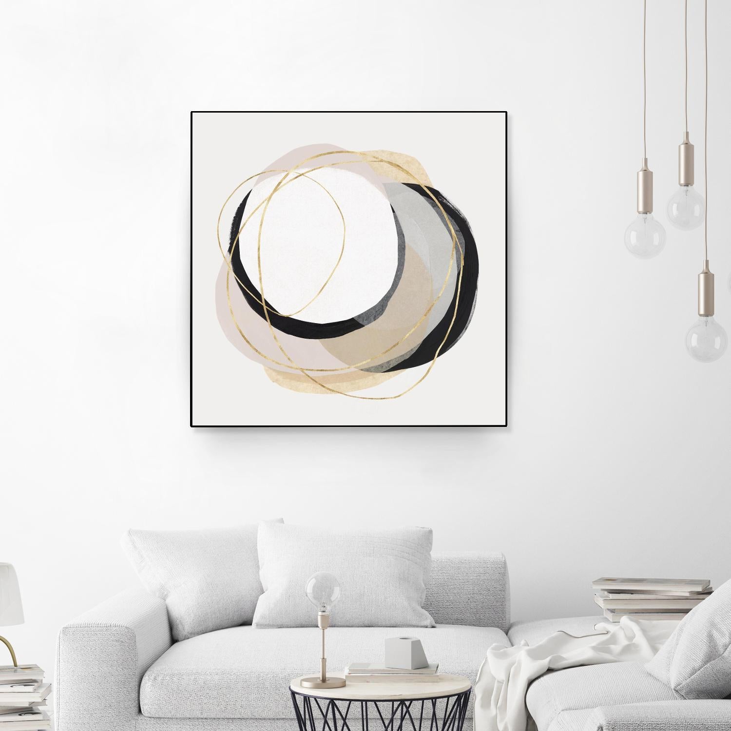 Ring of Gold I by PI Studio on GIANT ART - gold abstract abstract