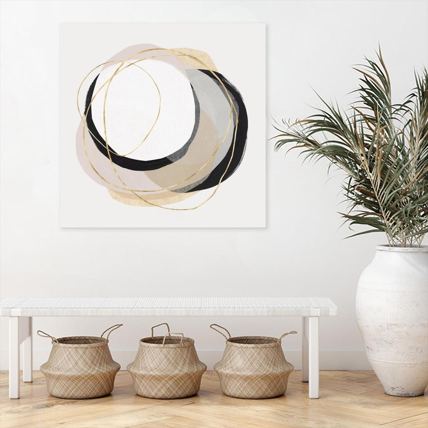 Ring of Gold I by PI Studio on GIANT ART - gold abstract abstract