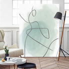 Follow Green II by PI  Studio on GIANT ART - green linear lines