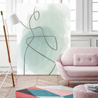 Follow Green II by PI  Studio on GIANT ART - green linear lines