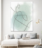 Follow Green II by PI  Studio on GIANT ART - green linear lines