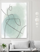 Follow Green II by PI  Studio on GIANT ART - green linear lines