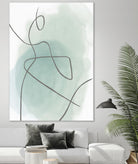 Follow Green II by PI  Studio on GIANT ART - green linear lines