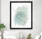 Follow Green II by PI  Studio on GIANT ART - green linear lines