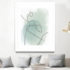 Follow Green II by PI  Studio on GIANT ART - green linear lines