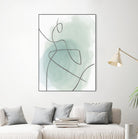 Follow Green II by PI  Studio on GIANT ART - green linear lines