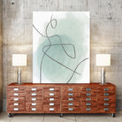 Follow Green II by PI  Studio on GIANT ART - green linear lines